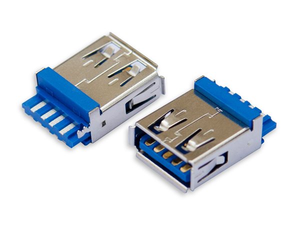 QHW-USB30-018USB 3.0 A F 焊线C款带2